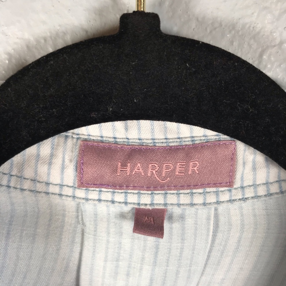 Harper striped button down size medium - Picture 5 of 5